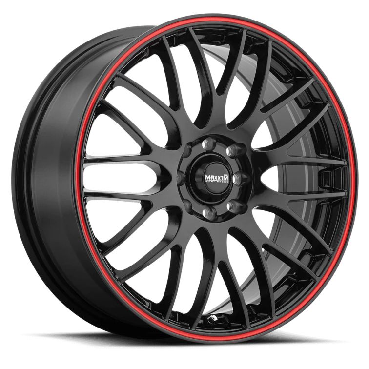 Maxxim 42B Maze  Black with Red