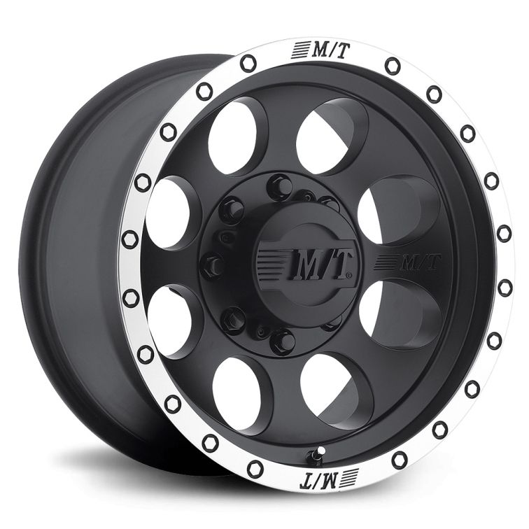Mickey Thompson Classic Baja Lock  Matte Black w Machined Lip