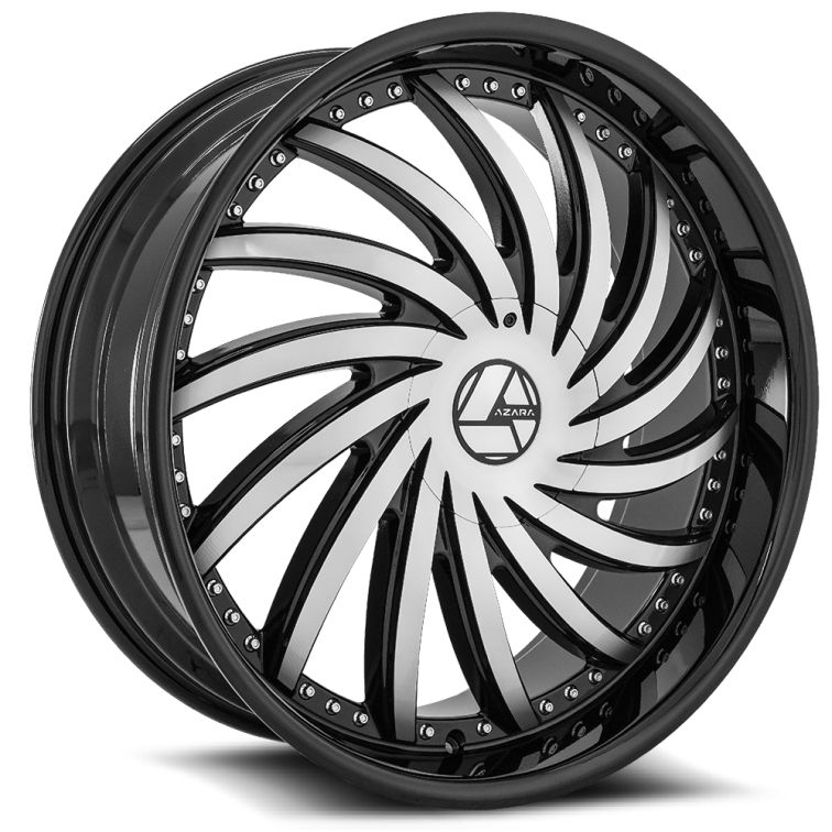 Azara AZA-508  Gloss Black Machined