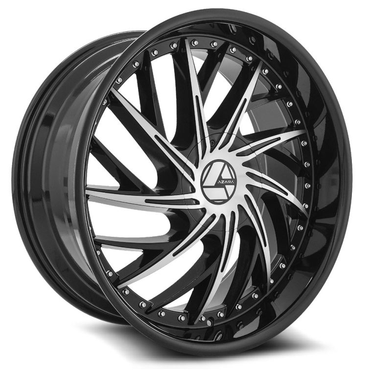 Azara AZA-516  Gloss Black Machined