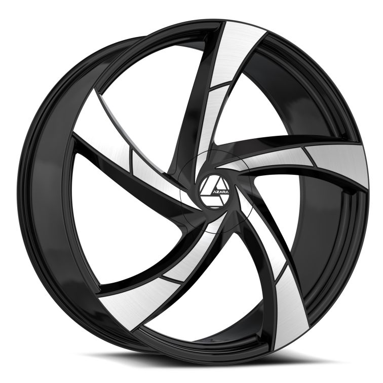Azara AZA-524  Gloss Black Machined