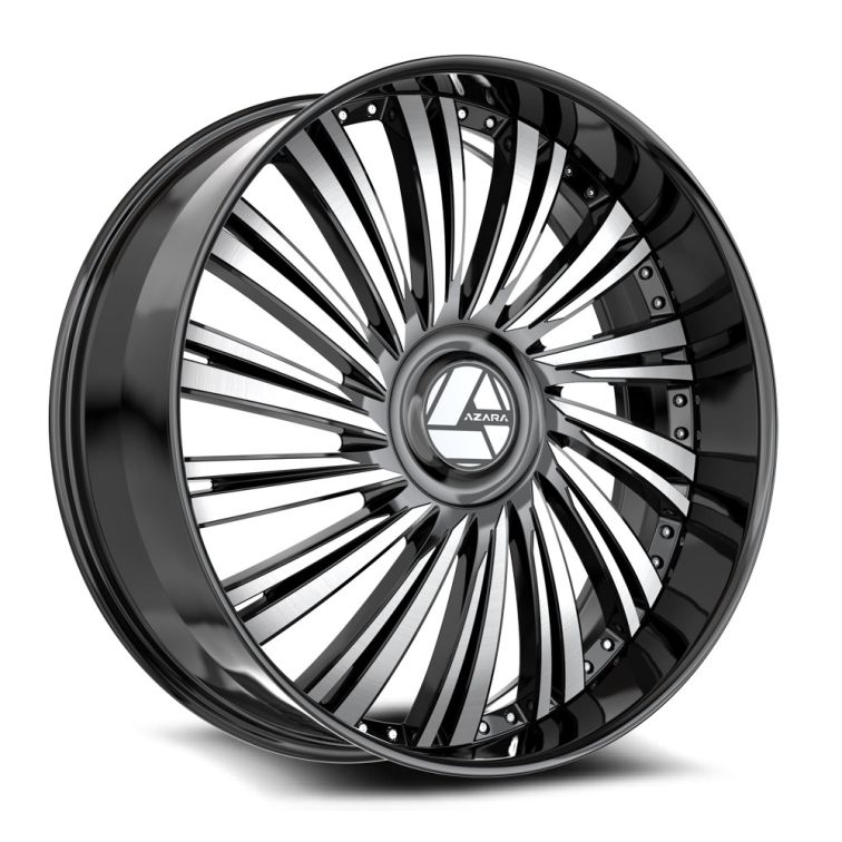 Azara AZX-102  Gloss Black Machined