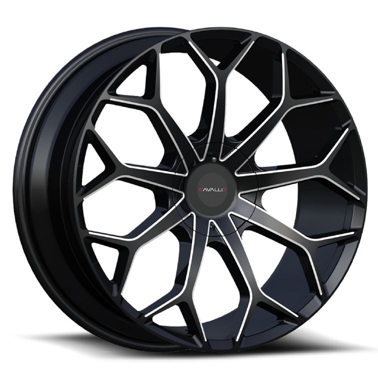Cavallo CLV-22  Gloss Black Milled