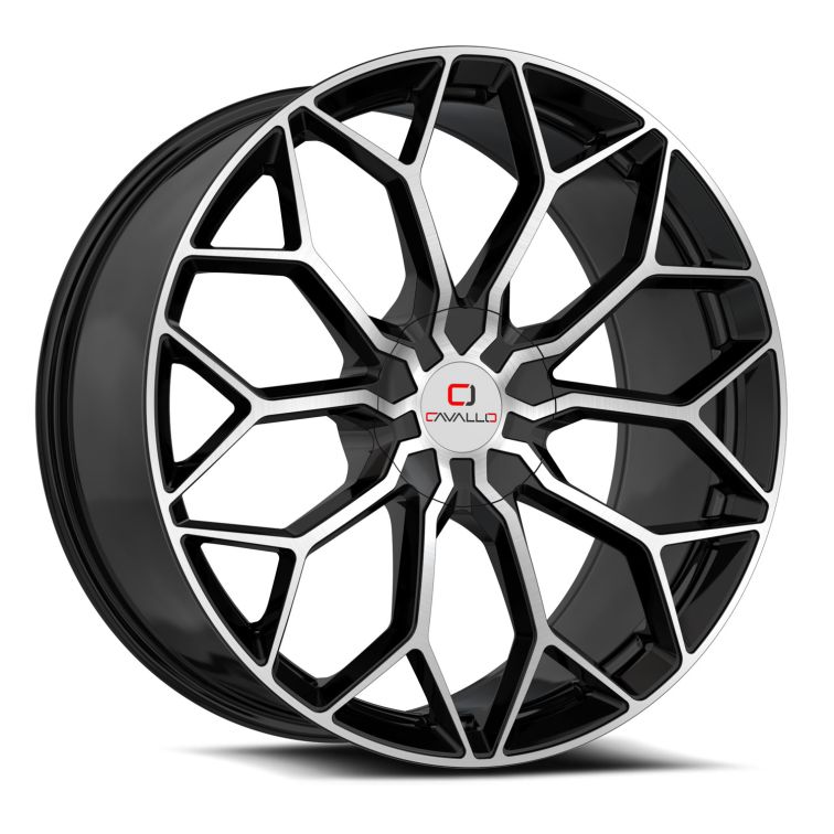 Cavallo CLV-44  Gloss Black Machined
