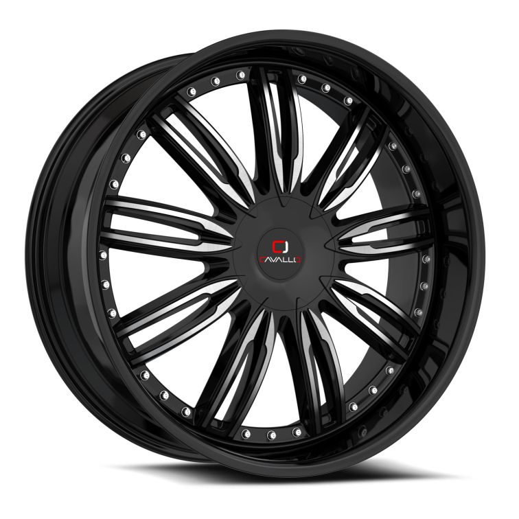 Cavallo CLV-54  Gloss Black Machined