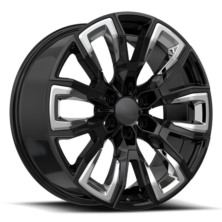 O.E. Revolution G-37  Gloss Black & Chrome Inserts