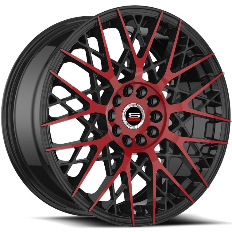 Spec-1 SP-53  Gloss Black Red Machined