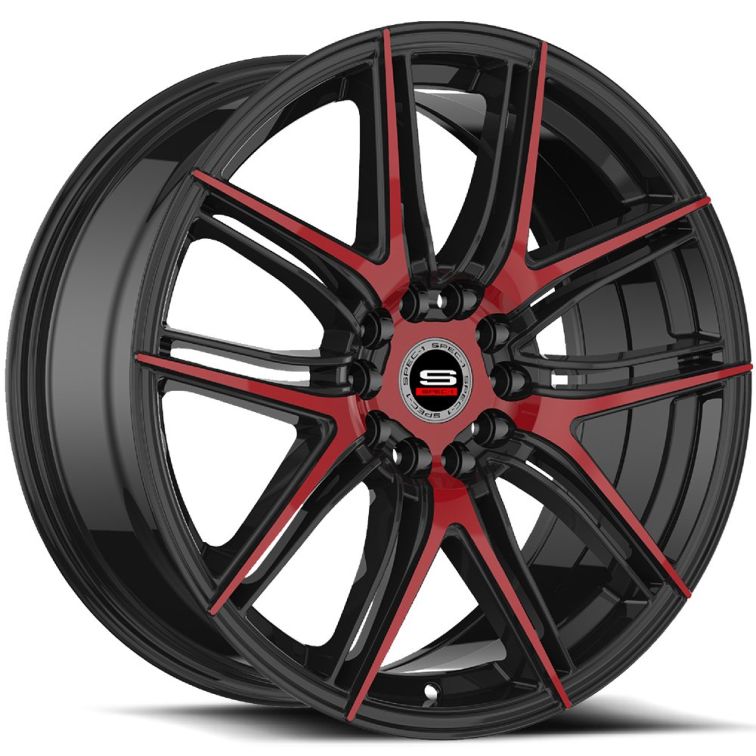 Spec-1 SP-56  Gloss Black Red Machined