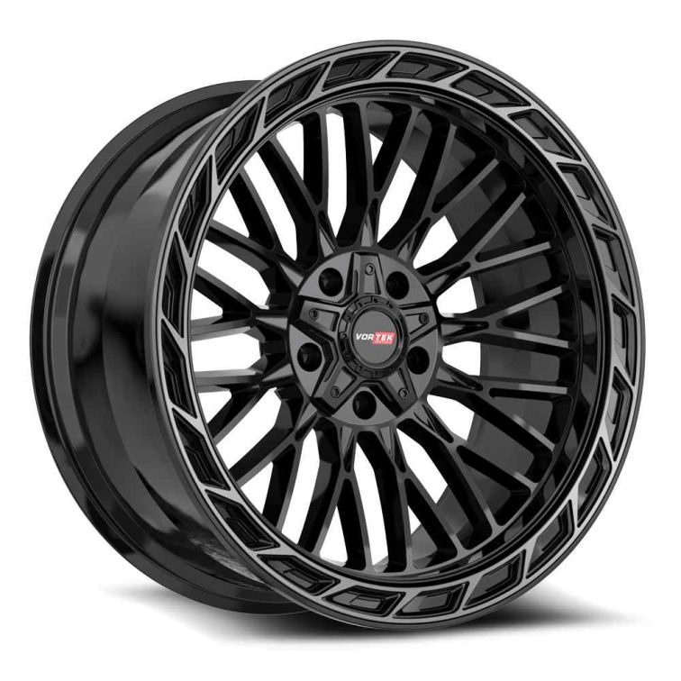 Vortek Off-Road VRP-502  Gloss Black Center & Diamond Cut Ring With Dark Tint