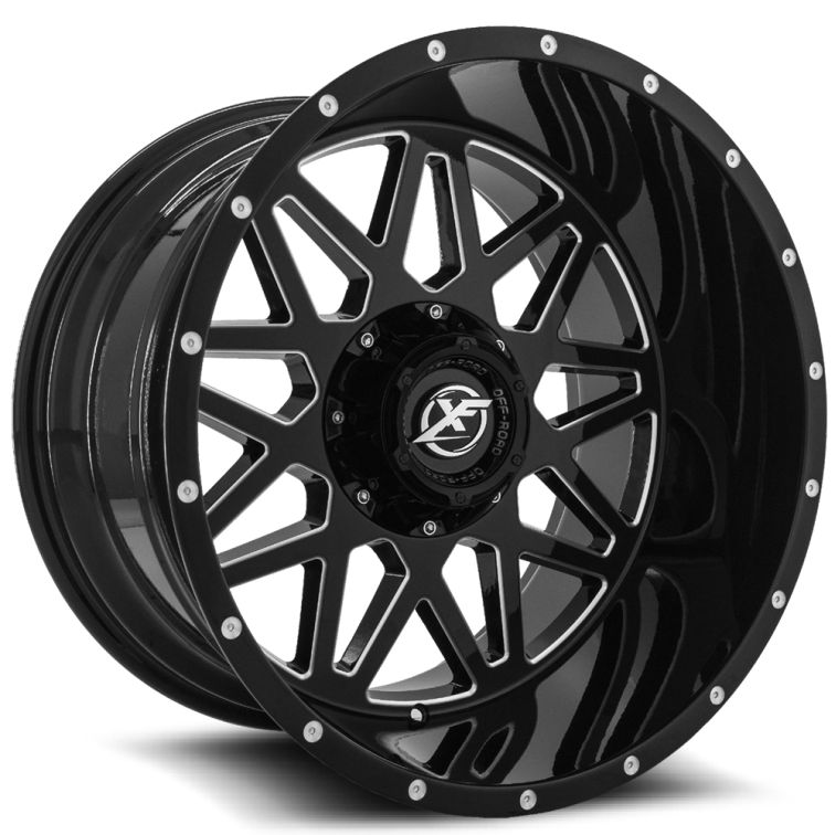 XF Off-Road XF-211  Gloss Black Milled