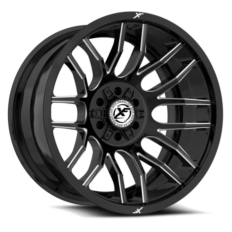 XF Off-Road XF-232  Gloss Black Milled