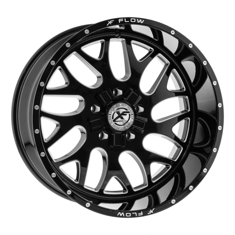 XF Off-Road XFX-301  Gloss Black Milled