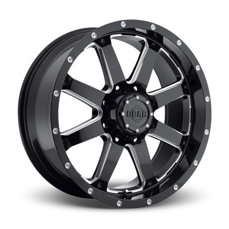 Gear Off Road 726MB Big Block  Gloss Black Milled