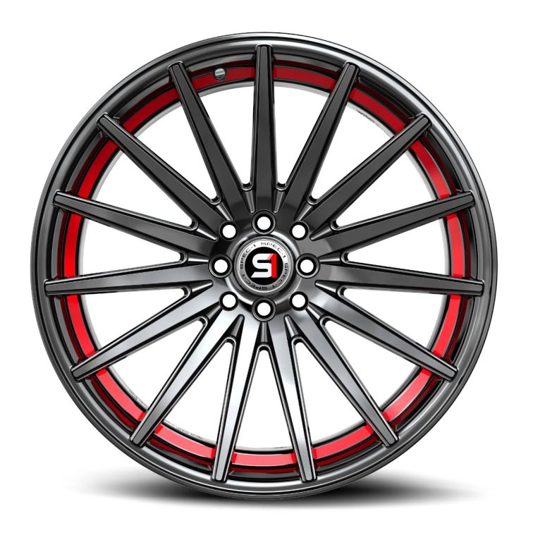 Spec-1 SP-69  Gloss Black & Red Undercut