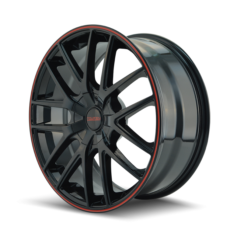 Touren 3260 TR60  Black with Red Wheels