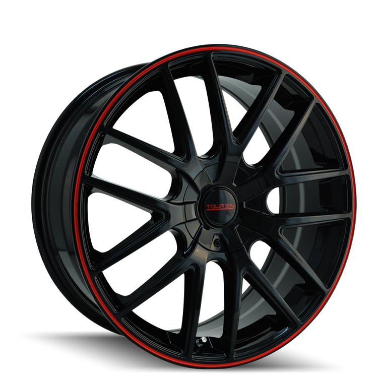 Touren 3260 TR60  Black with Red Wheels