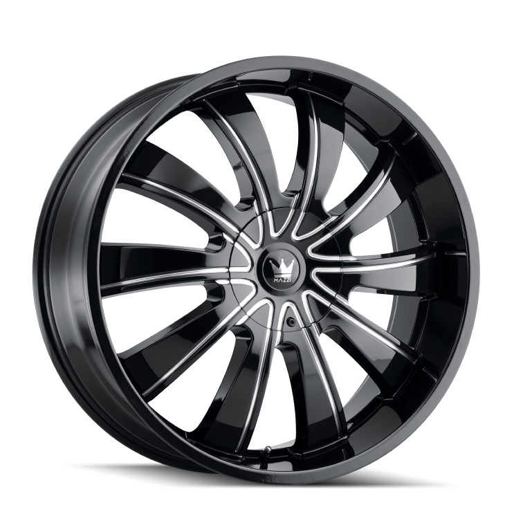 Mazzi 374 ROLLA  Gloss Black Milled