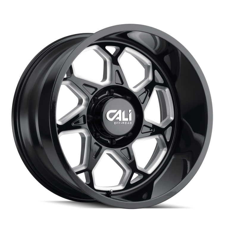 Cali Off Road 9111 SEVENFOLD  Gloss Black Milled