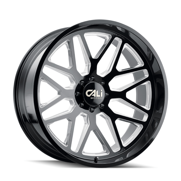 Cali Off Road 9115 INVADER  Gloss Black Milled