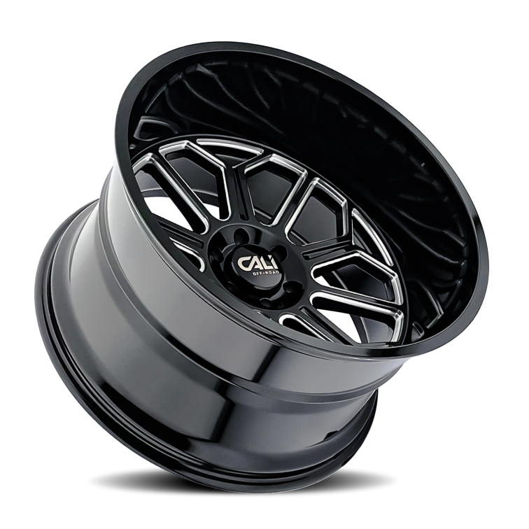 Cali Off Road 9117 AUBURN  Gloss Black Milled