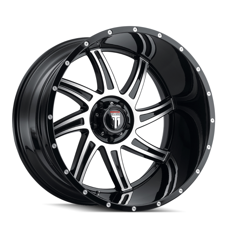 American Truxx AT162 VORTEX  Gloss Black Machined