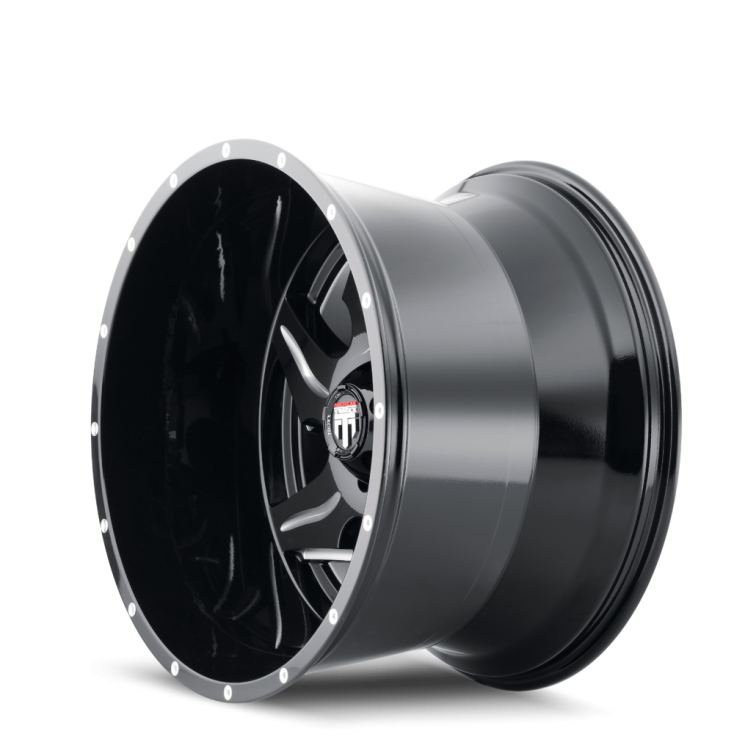 American Truxx AT163 NINJA  Gloss Black Milled