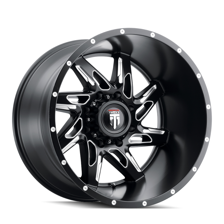 American Truxx AT183 SPYDER  Black Milled