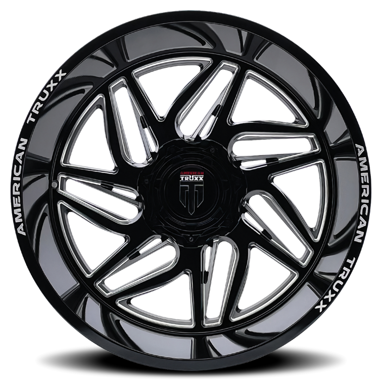 American Truxx AT1917 GOLIATH  Gloss Black Milled