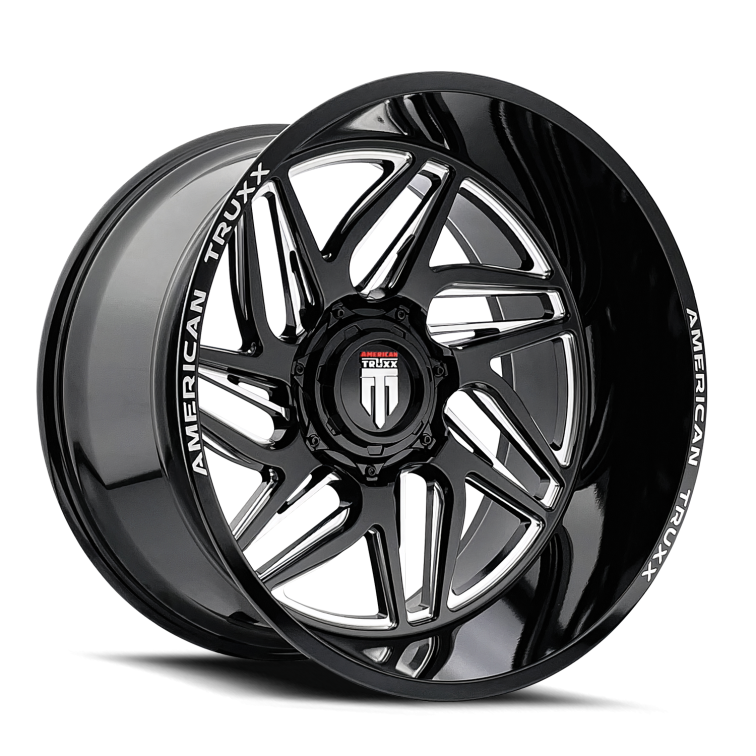 American Truxx AT1917 GOLIATH  Gloss Black Milled