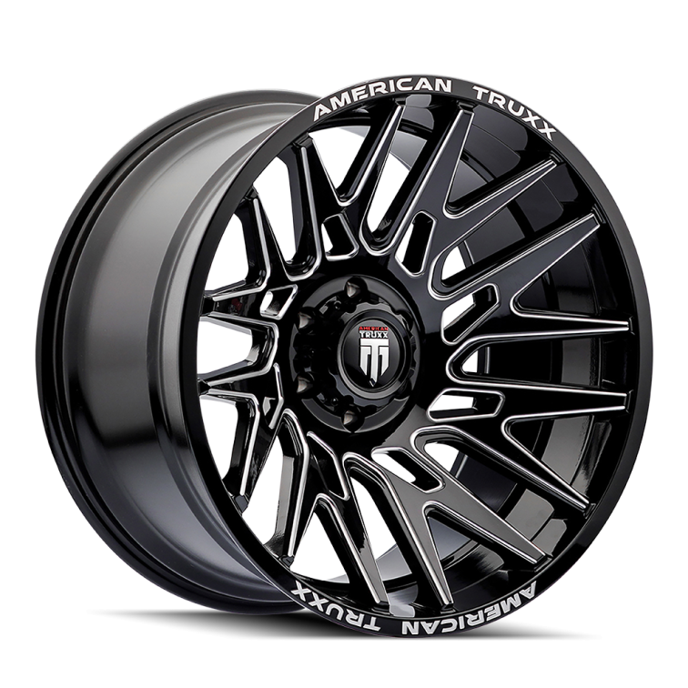 American Truxx AT1919 EVOLUTION  Gloss Black Milled
