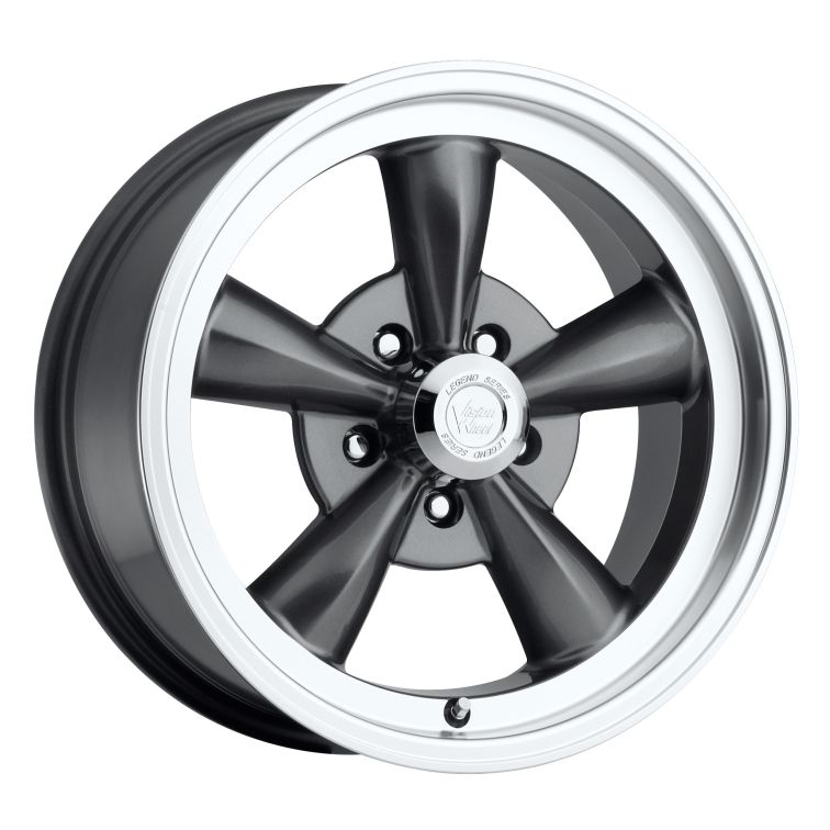 American Muscle 141 Legend 5  Gunmetal w Machined Lip