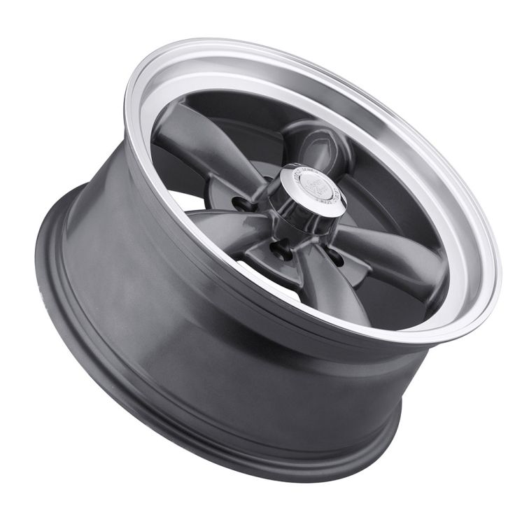 American Muscle 141 Legend 5  Gunmetal w Machined Lip