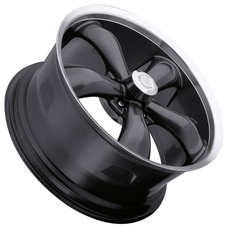 American Muscle 142 Legend 5  Gunmetal w Machined Lip