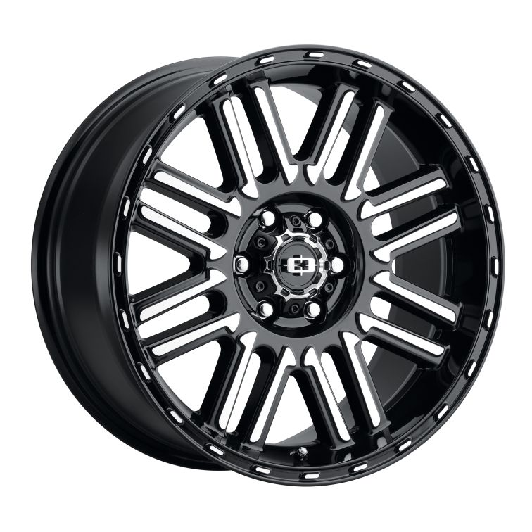 Vision Off Road 348 Nexus  Gloss Black Machined Face