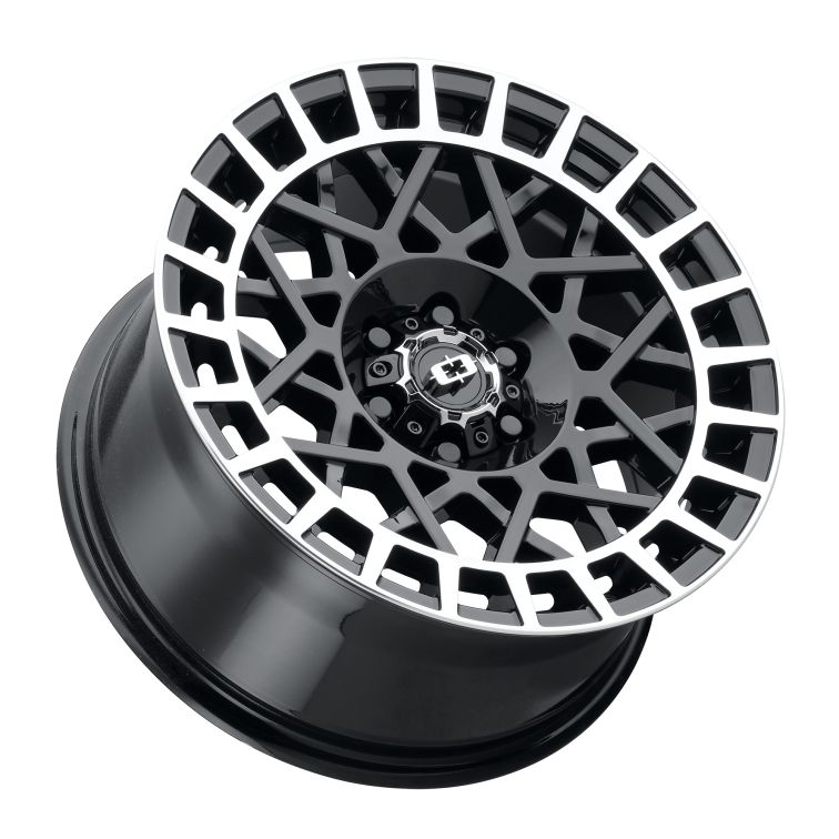 Vision 349 SAVAGE  Gloss Black w Machined Lip