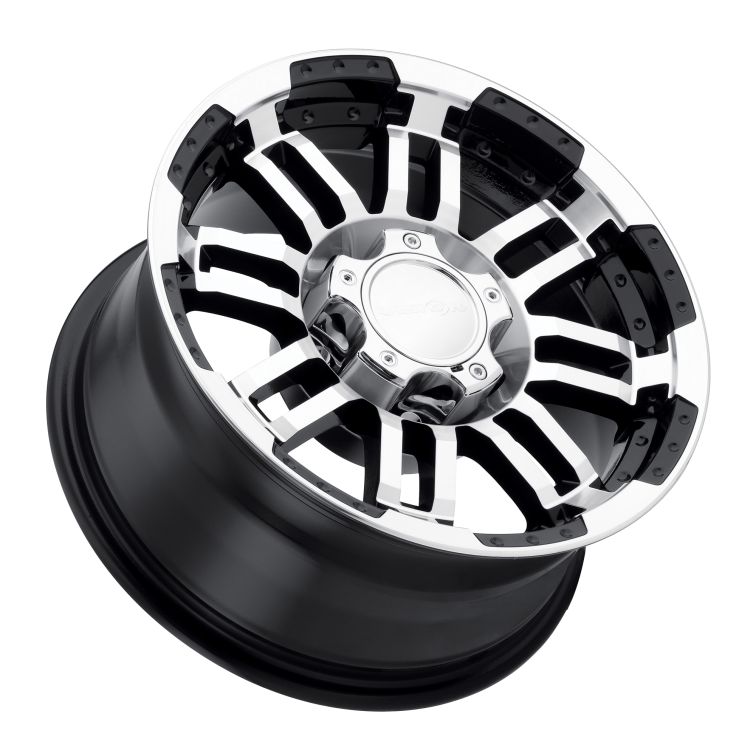 Vision Off Road 375 Warrior Off Road  Gloss Black Machined Face