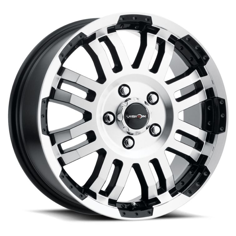 Vision Off Road 375 Warrior Van  Gloss Black Machined Face