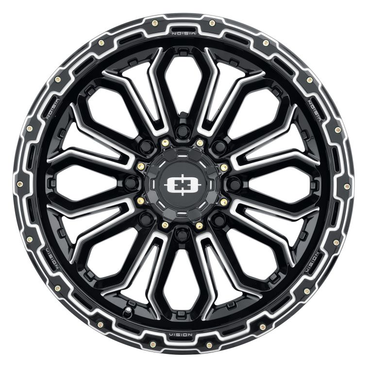 Vision Off Road 405 Korupt  Gloss Black Milled
