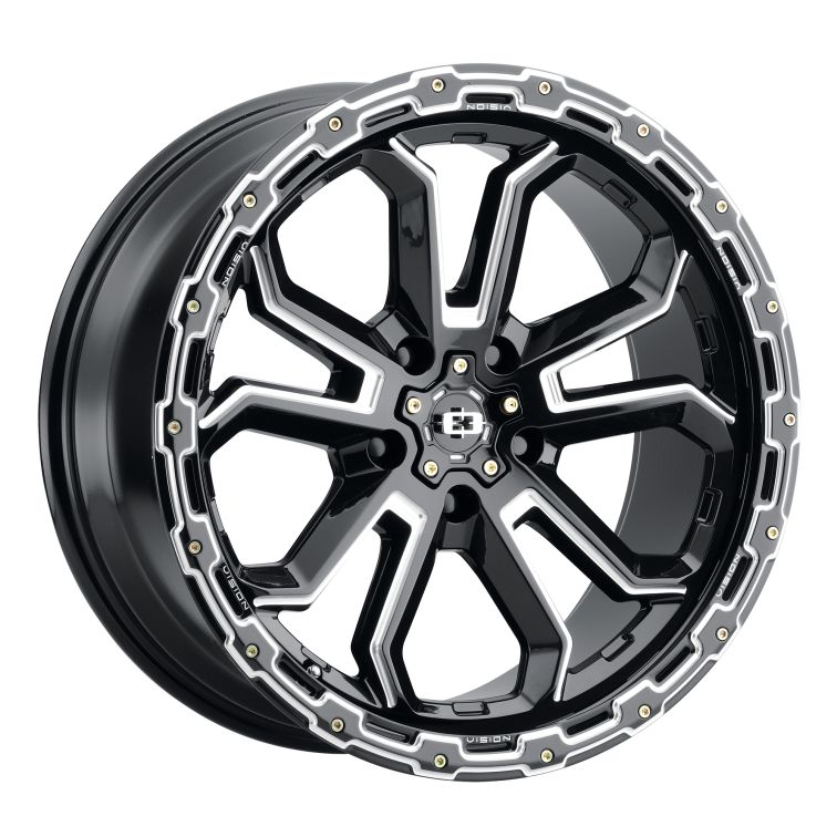Vision Off Road 405 Korupt  Gloss Black Milled