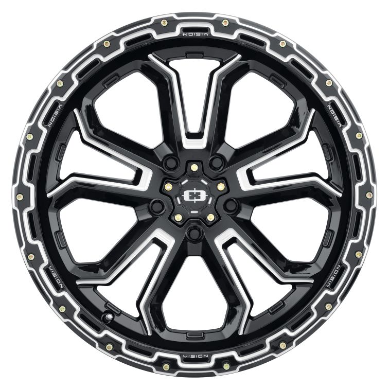 Vision Off Road 405 Korupt  Gloss Black Milled