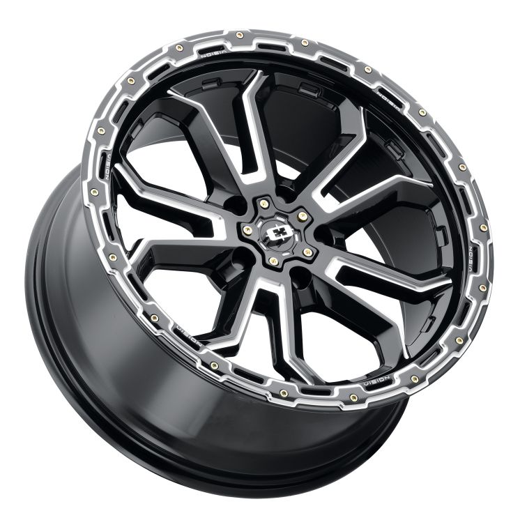 Vision Off Road 405 Korupt  Gloss Black Milled