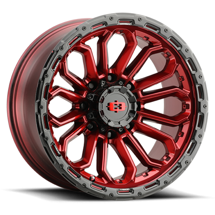 Vision Off Road 405 Korupt  Red Black Lip