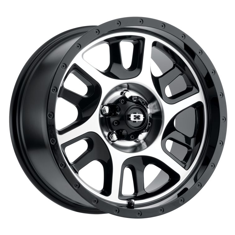 Vision HD 419 Split  Gloss Black Machined Face