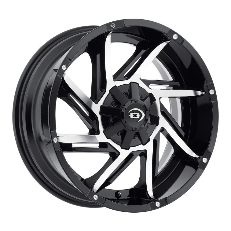 Vision Off Road 422 Prowler  Gloss Black Machined Face