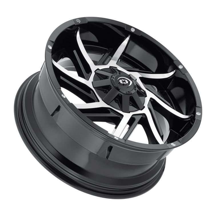 Vision Off Road 422 Prowler  Gloss Black Machined Face