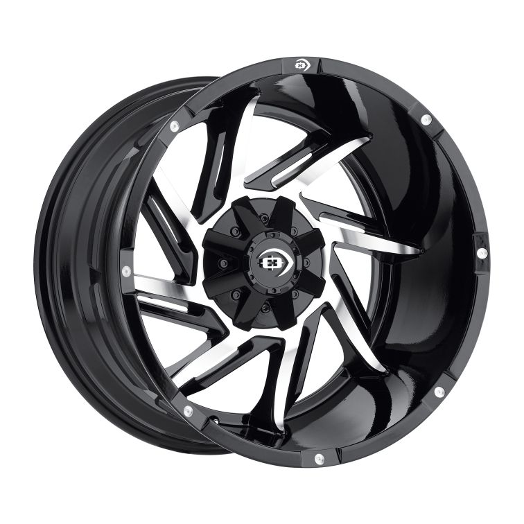 Vision Off Road 422 Prowler  Gloss Black Machined Face