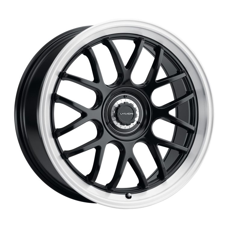 Vision 478 ALPINE  Gloss Black w Machined Lip
