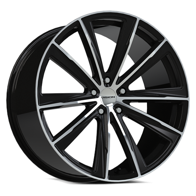 Vision SPLINTER  Gloss Black Machined Face