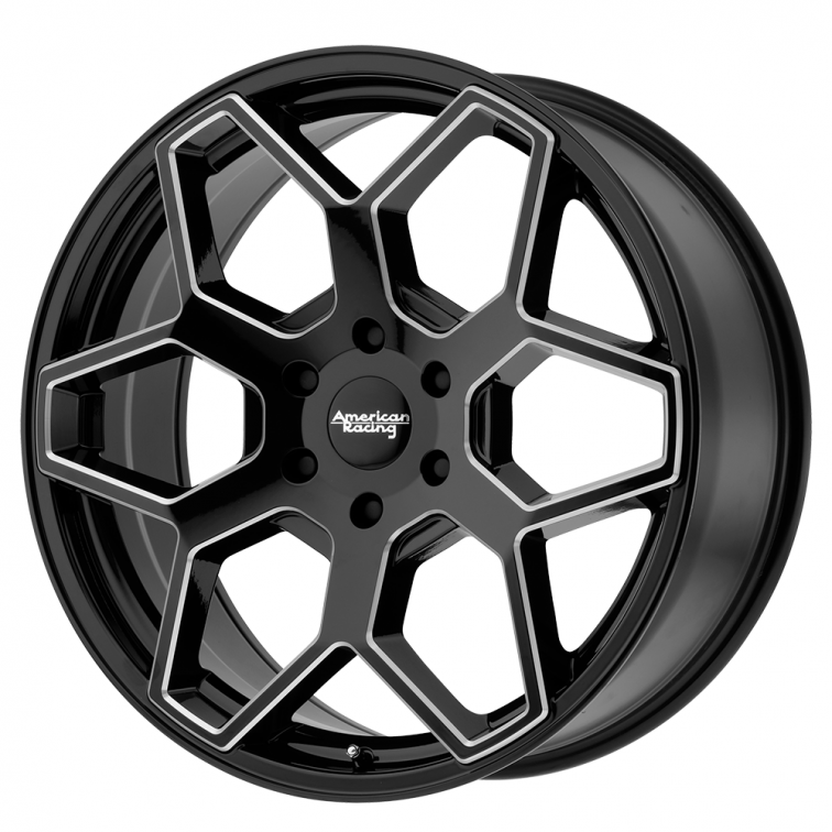 American Racing AR916  Gloss Black Milled