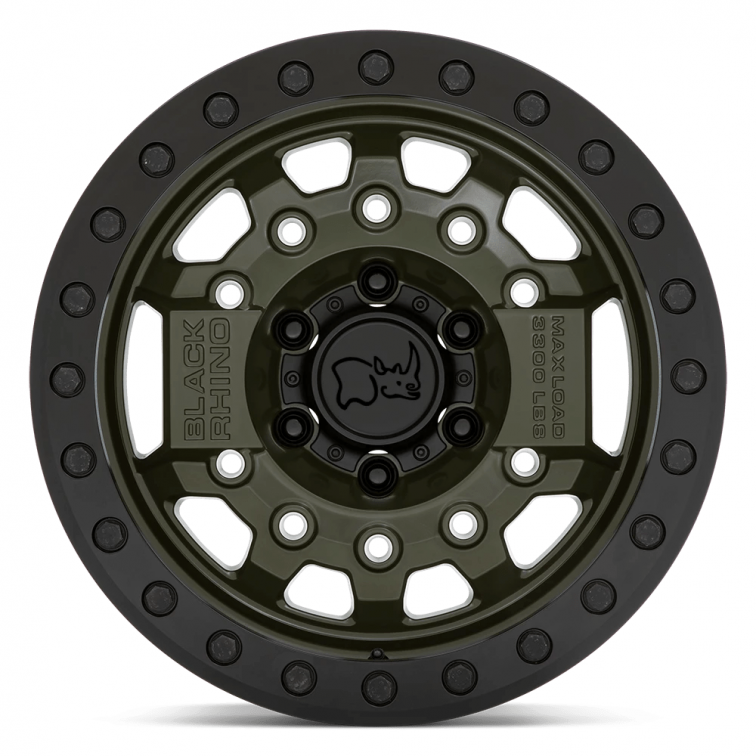 Black Rhino AVENGER BEADLOCK  Green w Black